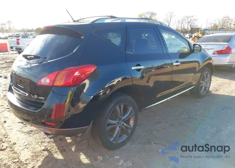 2009 Nissan Murano Le from USA, damaged, VIN JN8AZ18W99W129488
